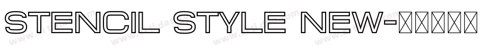 Stencil Style New字体转换